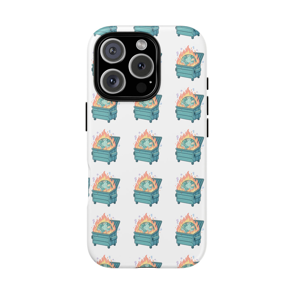 Dumpster Fire Pattern Phone Case