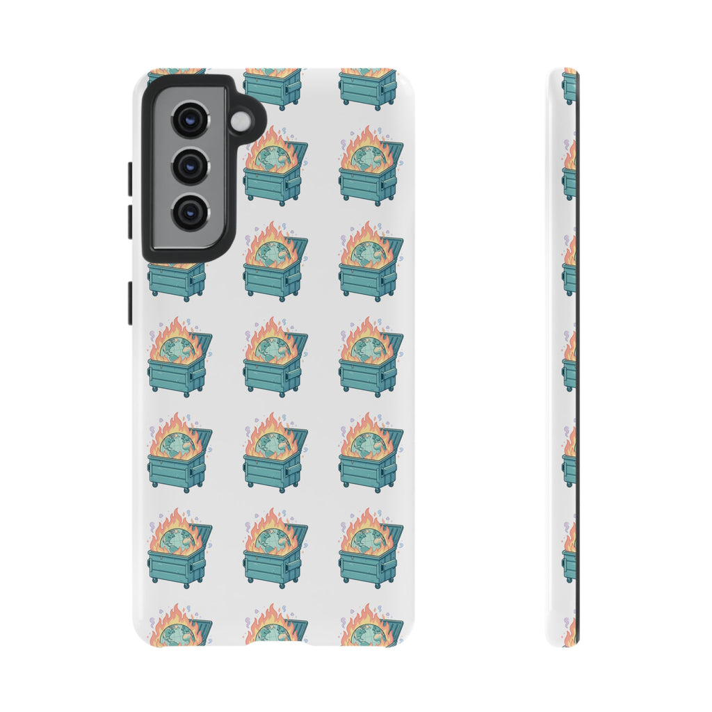 Dumpster Fire Pattern Phone Case