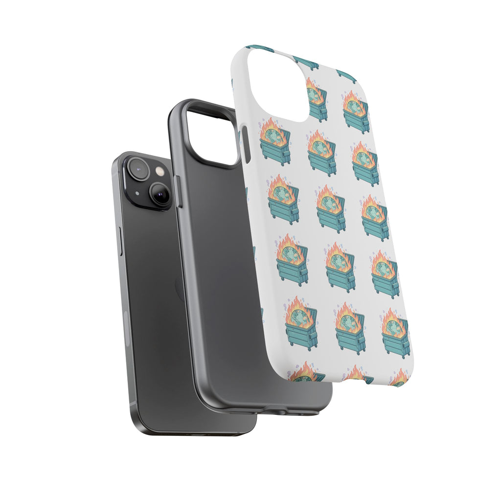 Dumpster Fire Pattern Phone Case