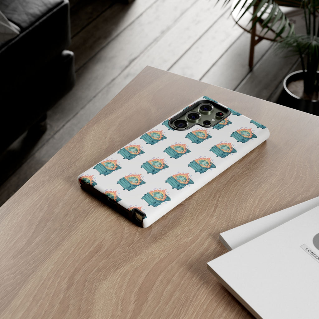 Dumpster Fire Pattern Phone Case