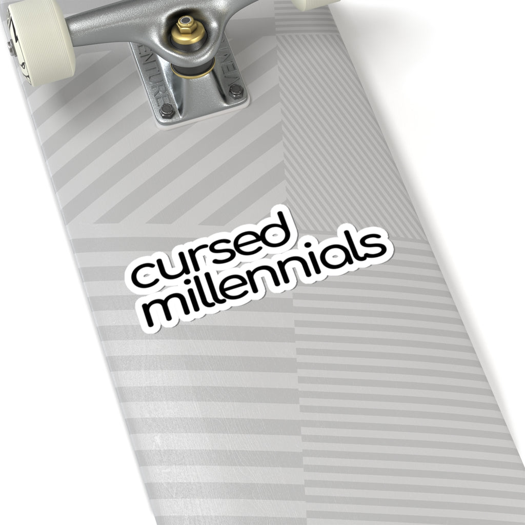 Cursed Millennials Kiss-Cut Sticker