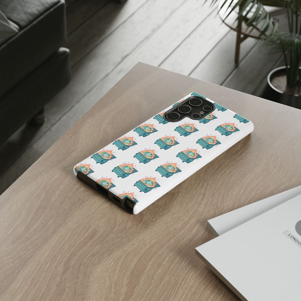 Dumpster Fire Pattern Phone Case