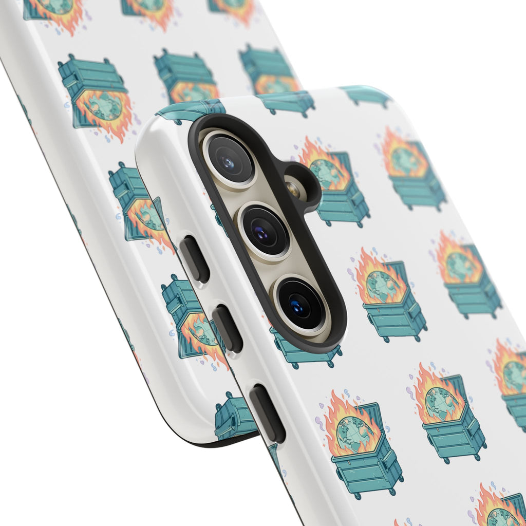 Dumpster Fire Pattern Phone Case