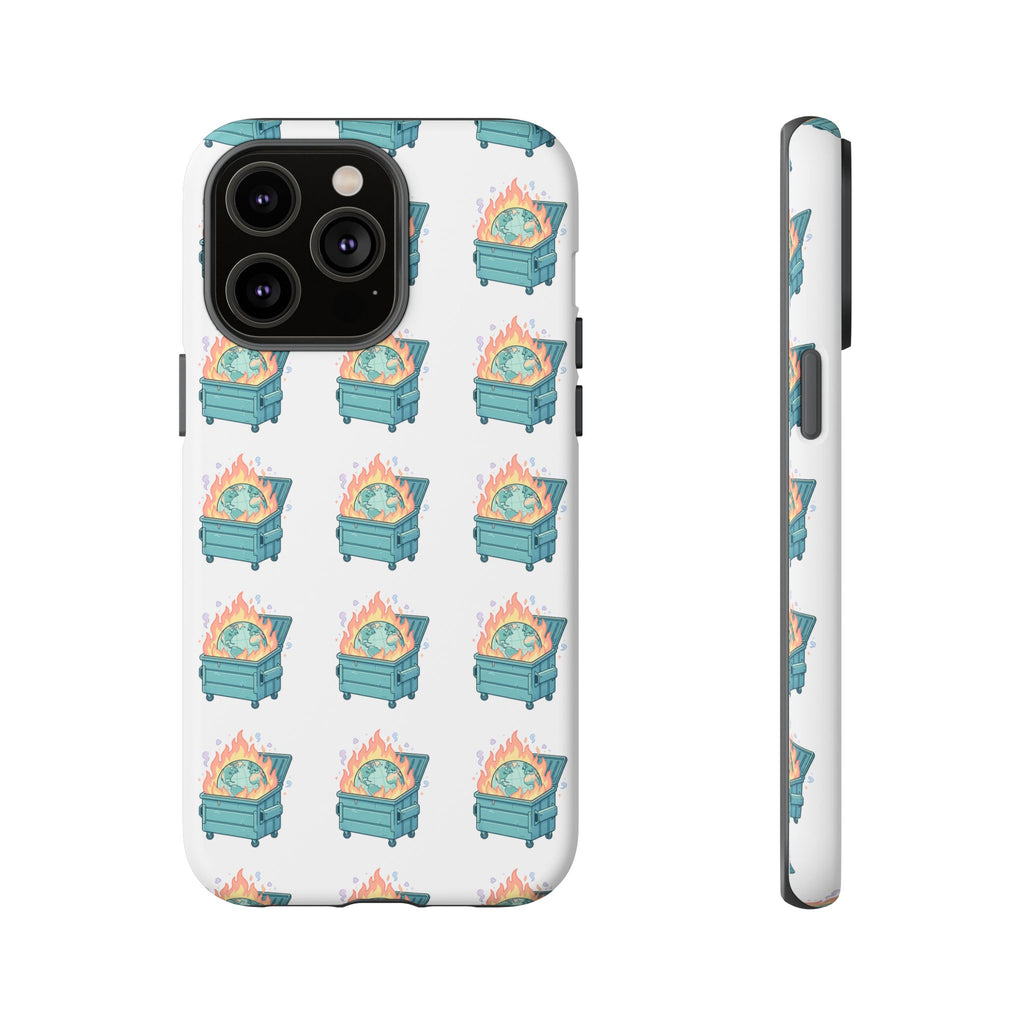 Dumpster Fire Pattern Phone Case