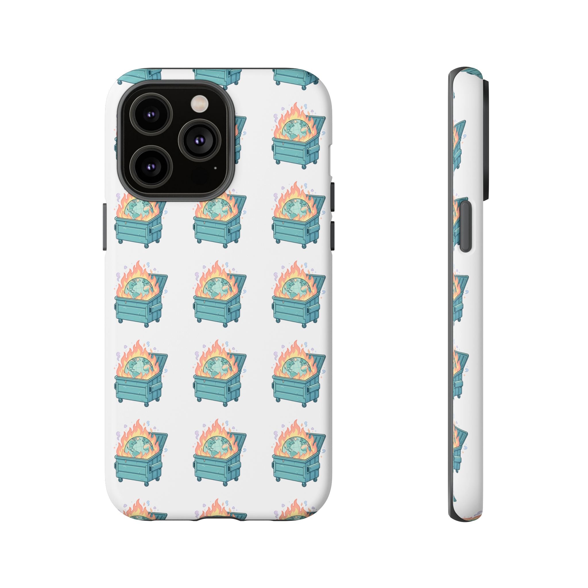 Dumpster Fire Pattern Phone Case
