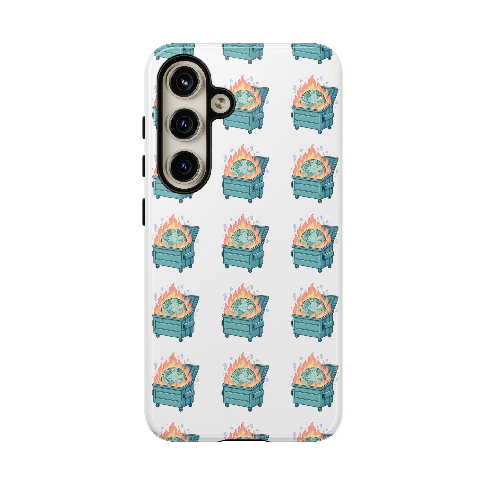 Dumpster Fire Pattern Phone Case