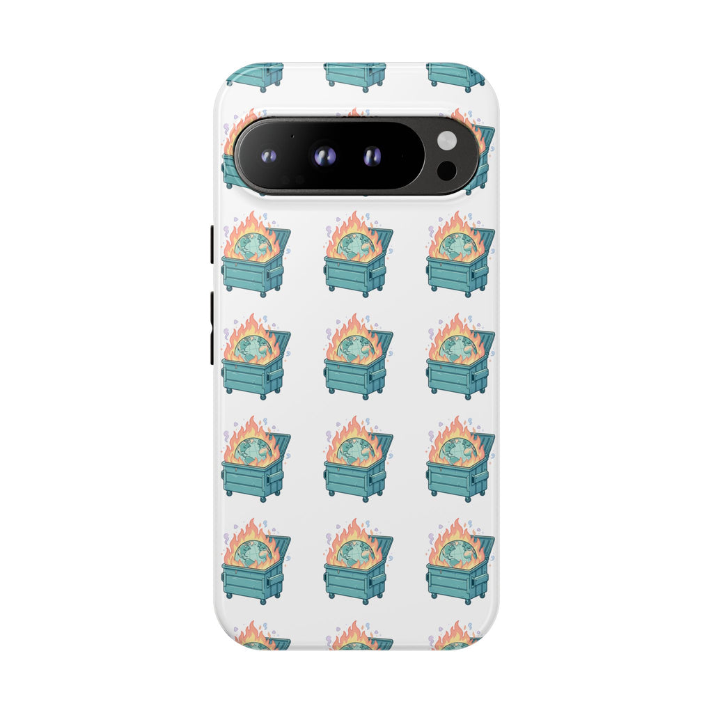 Dumpster Fire Pattern Phone Case