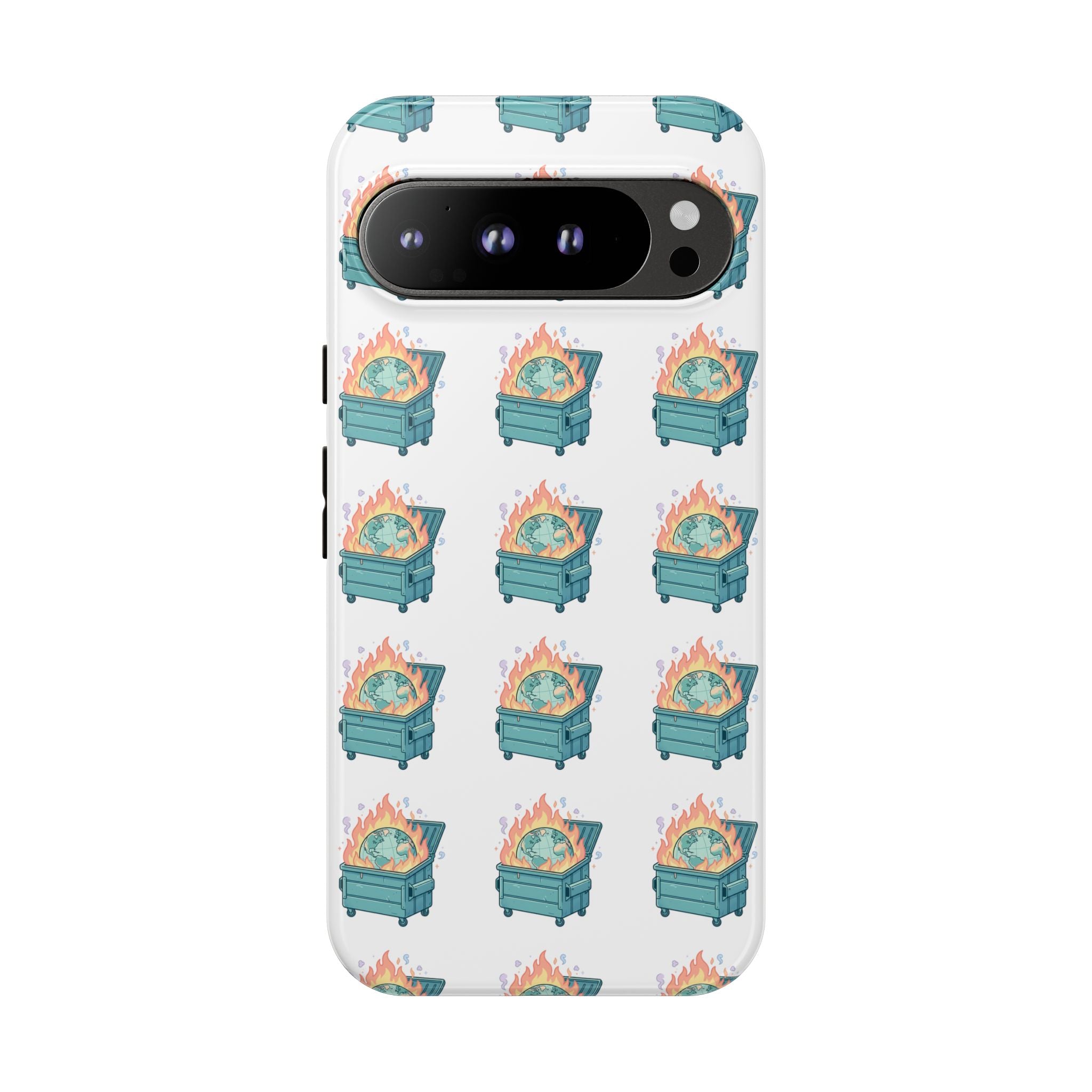 Dumpster Fire Pattern Phone Case