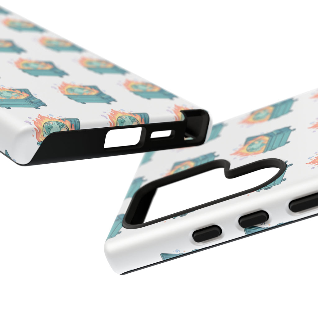 Dumpster Fire Pattern Phone Case