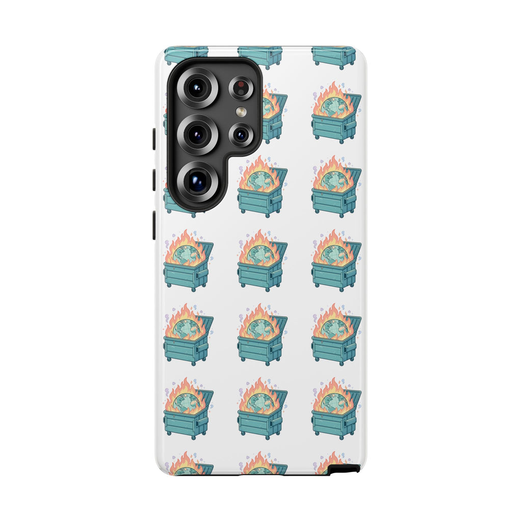 Dumpster Fire Pattern Phone Case