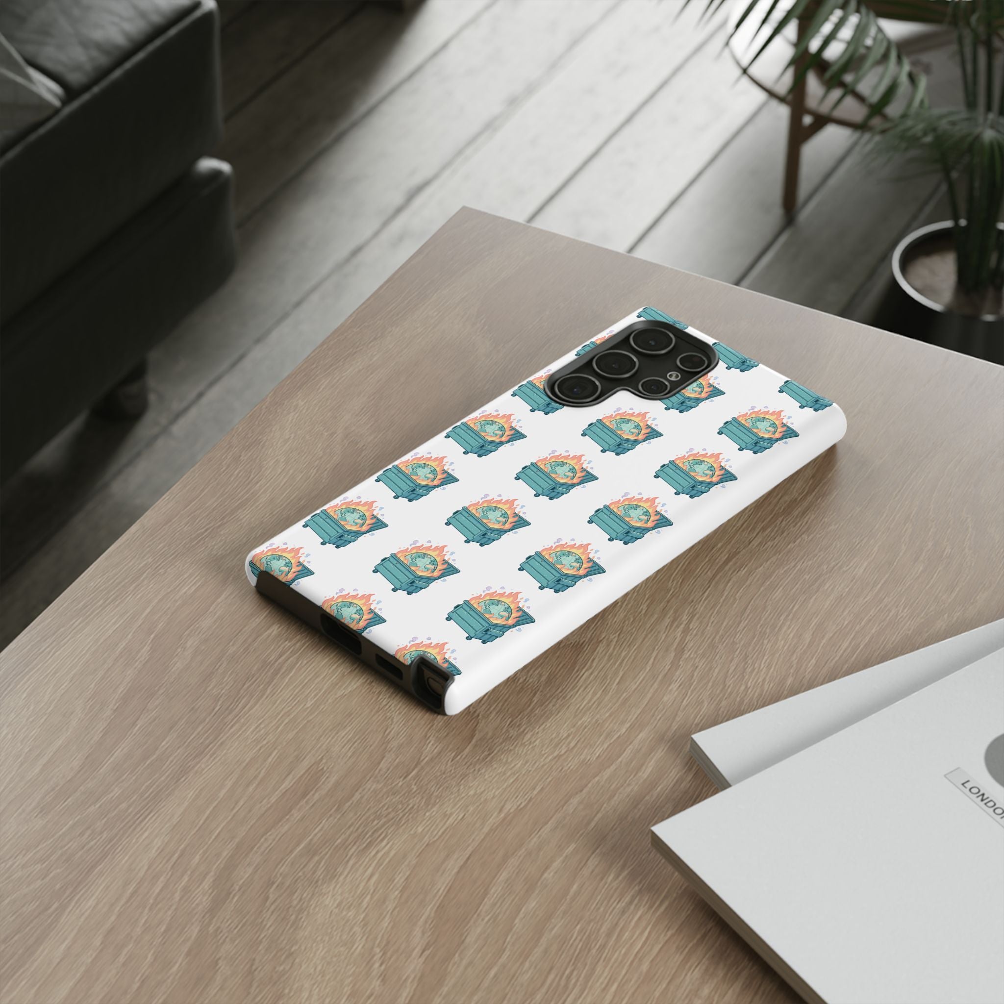 Dumpster Fire Pattern Phone Case
