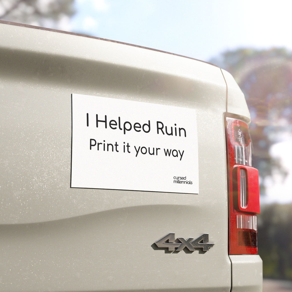 Customizable Car Magnet