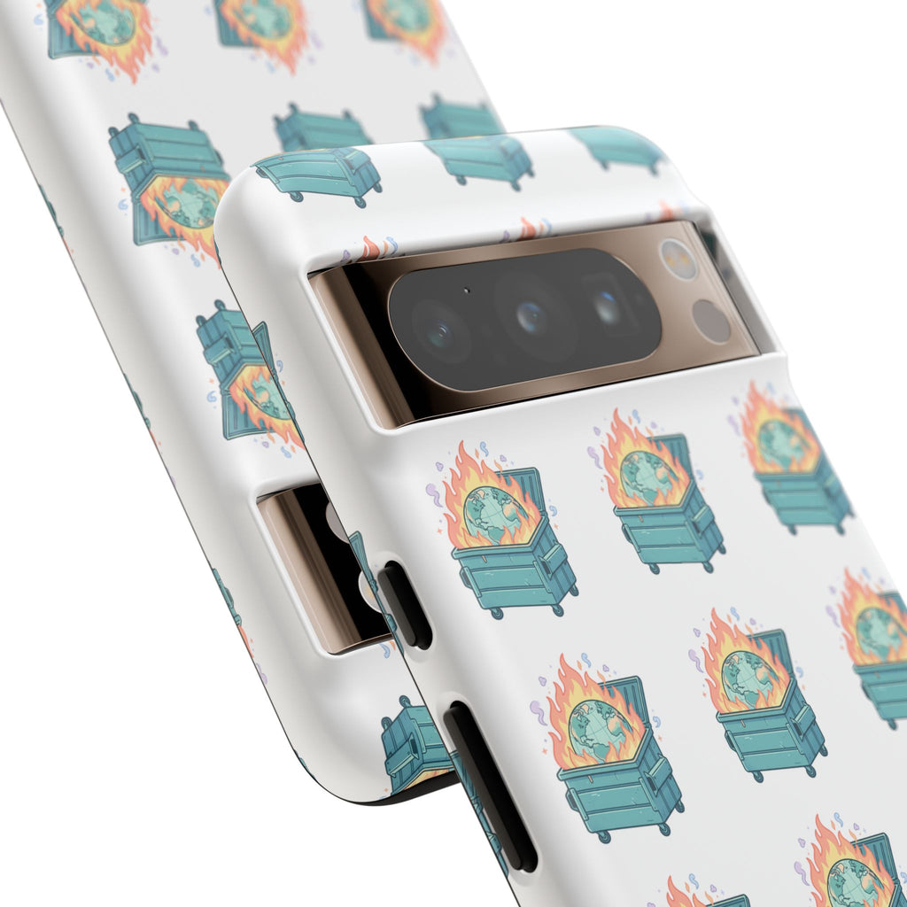 Dumpster Fire Pattern Phone Case