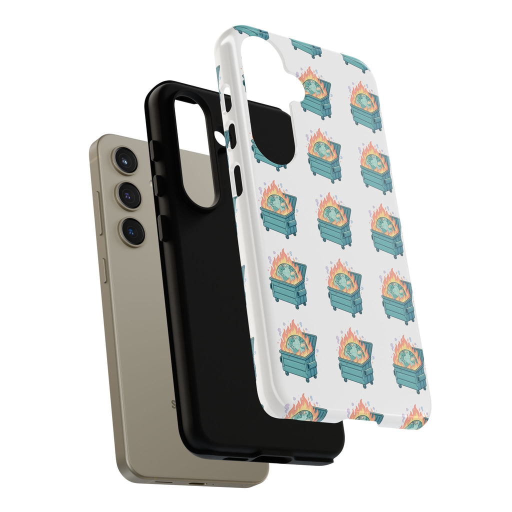 Dumpster Fire Pattern Phone Case