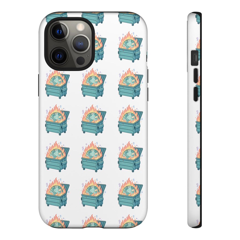 Dumpster Fire Pattern Phone Case