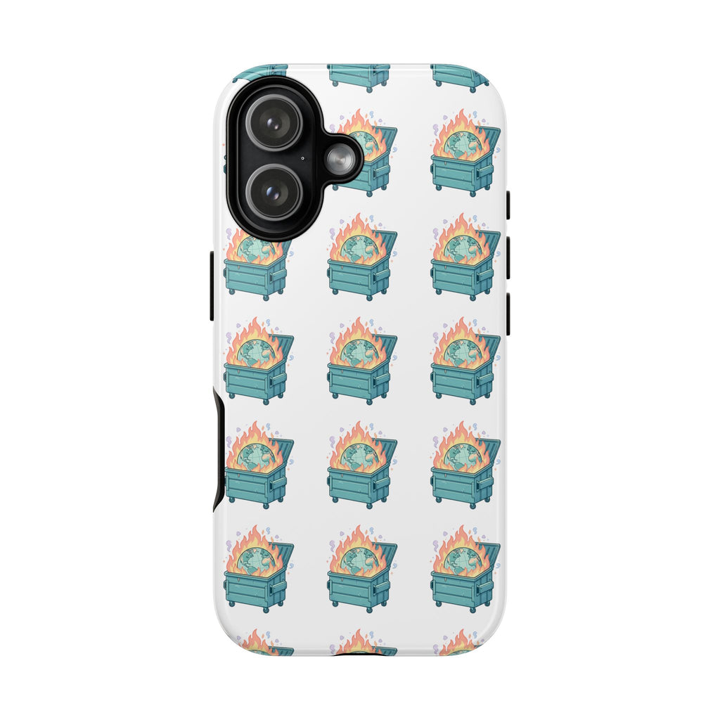 Dumpster Fire Pattern Phone Case