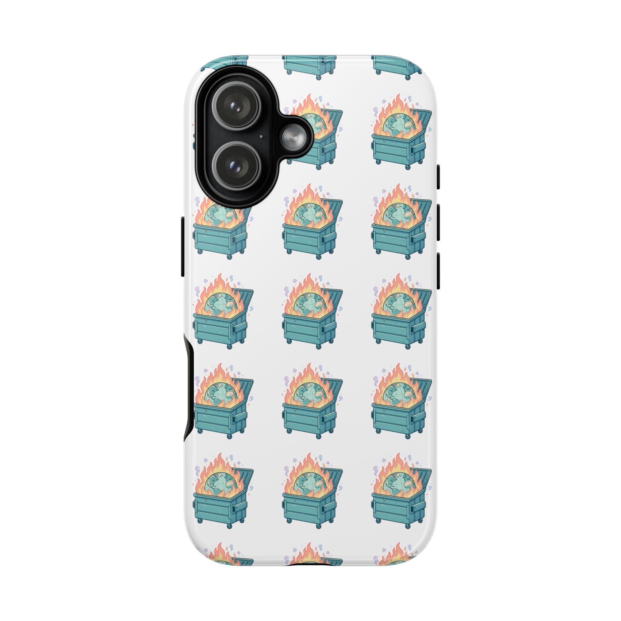 Dumpster Fire Pattern Phone Case