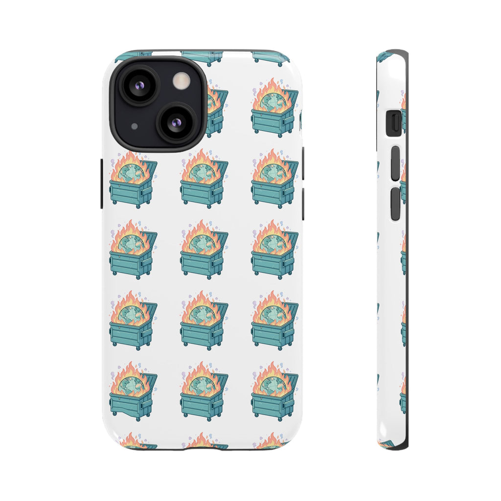 Dumpster Fire Pattern Phone Case
