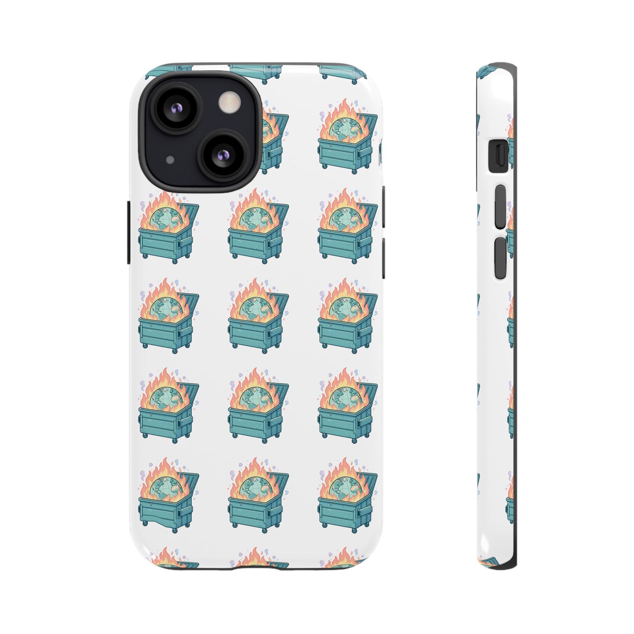Dumpster Fire Pattern Phone Case