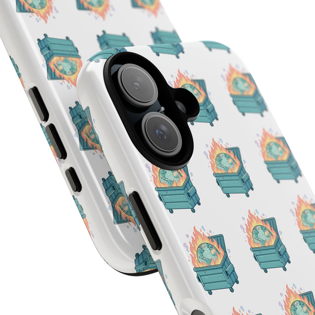 Dumpster Fire Pattern Phone Case