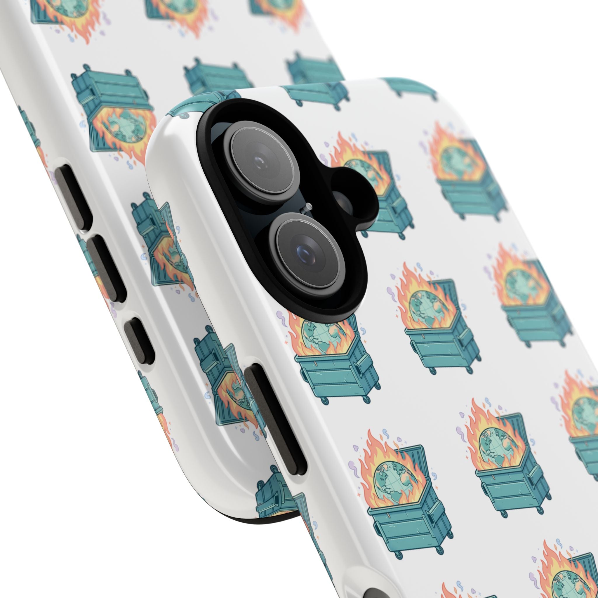 Dumpster Fire Pattern Phone Case