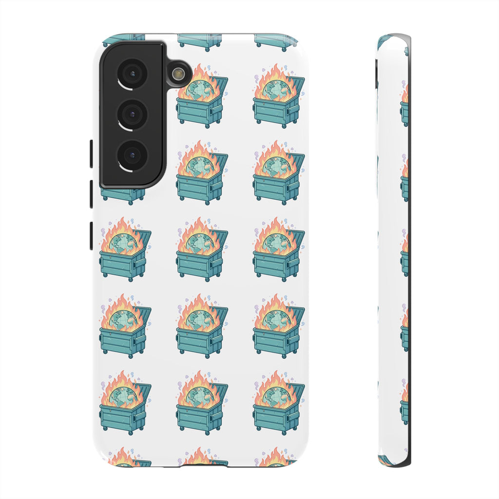 Dumpster Fire Pattern Phone Case