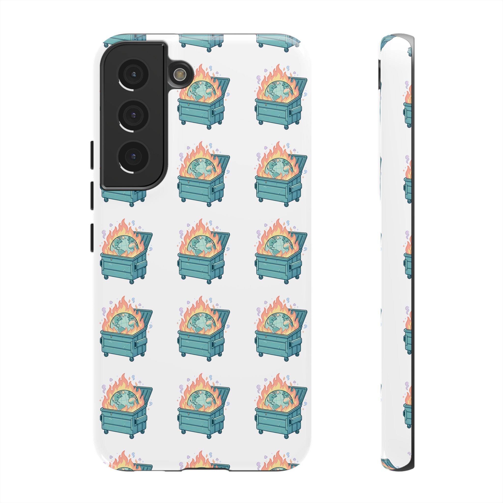 Dumpster Fire Pattern Phone Case