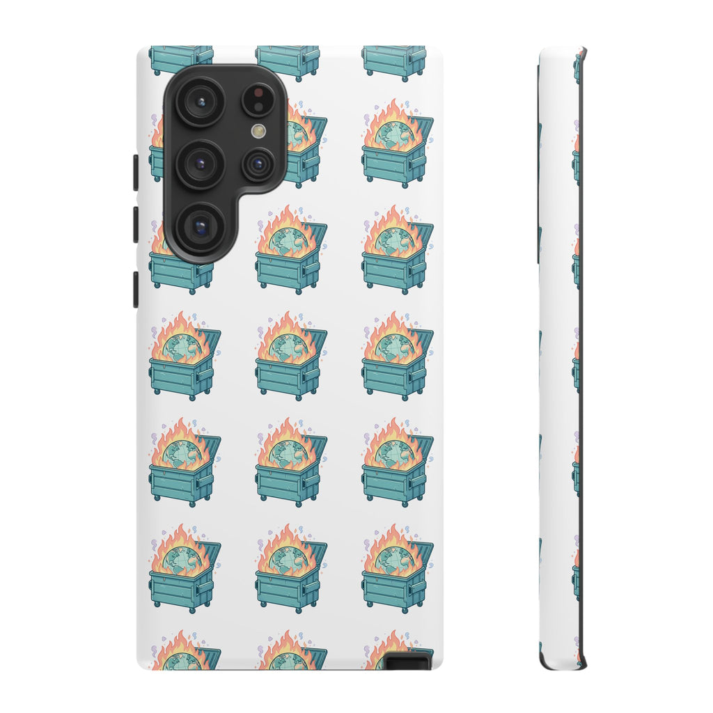 Dumpster Fire Pattern Phone Case