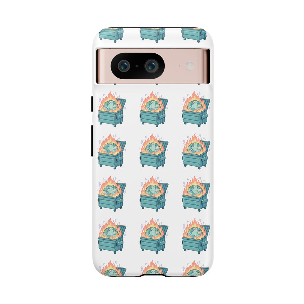Dumpster Fire Pattern Phone Case