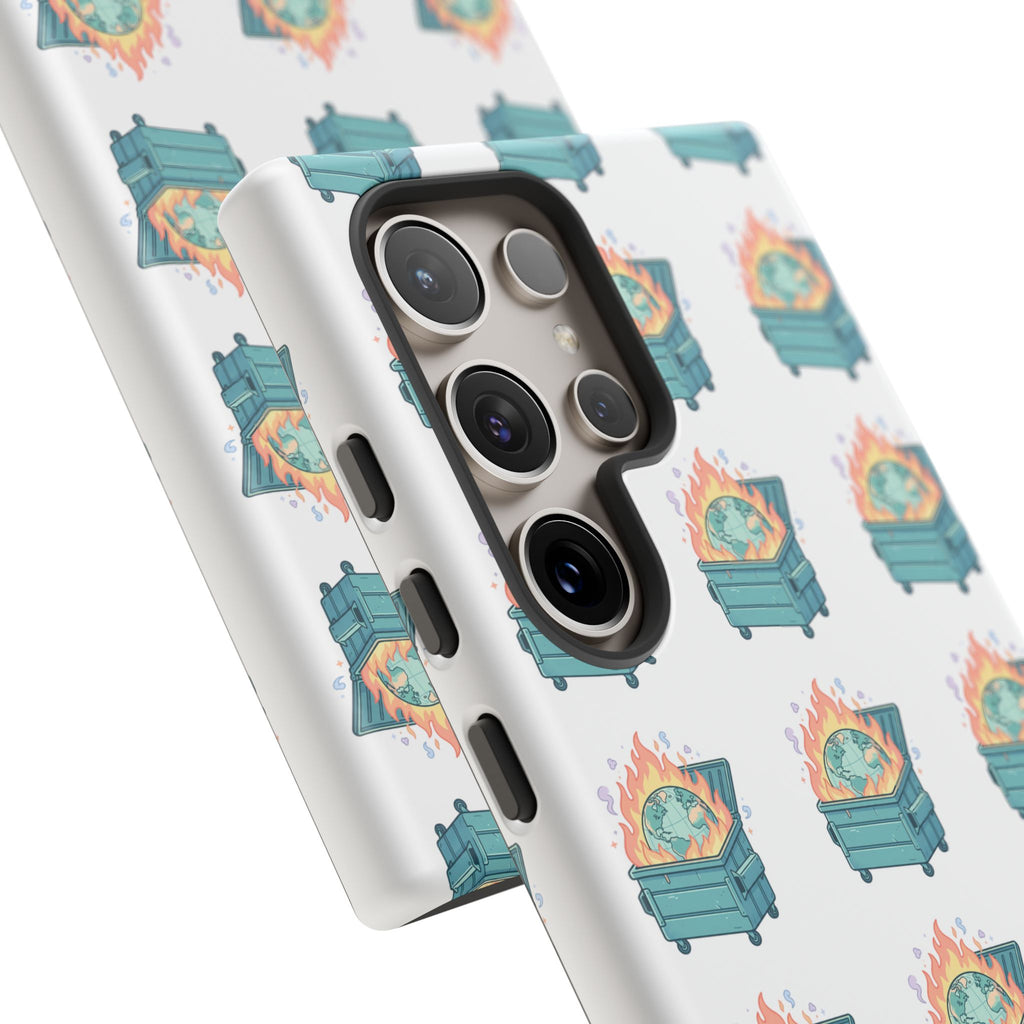 Dumpster Fire Pattern Phone Case