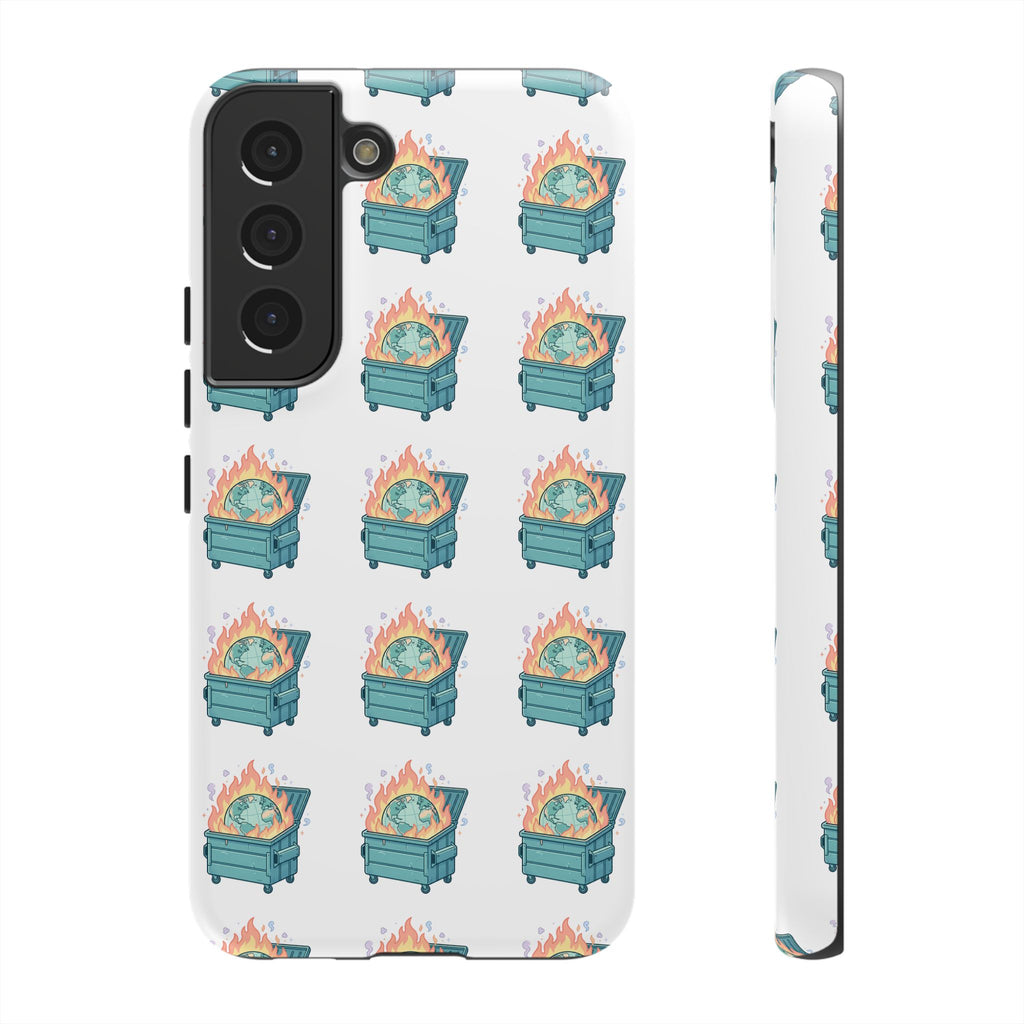 Dumpster Fire Pattern Phone Case