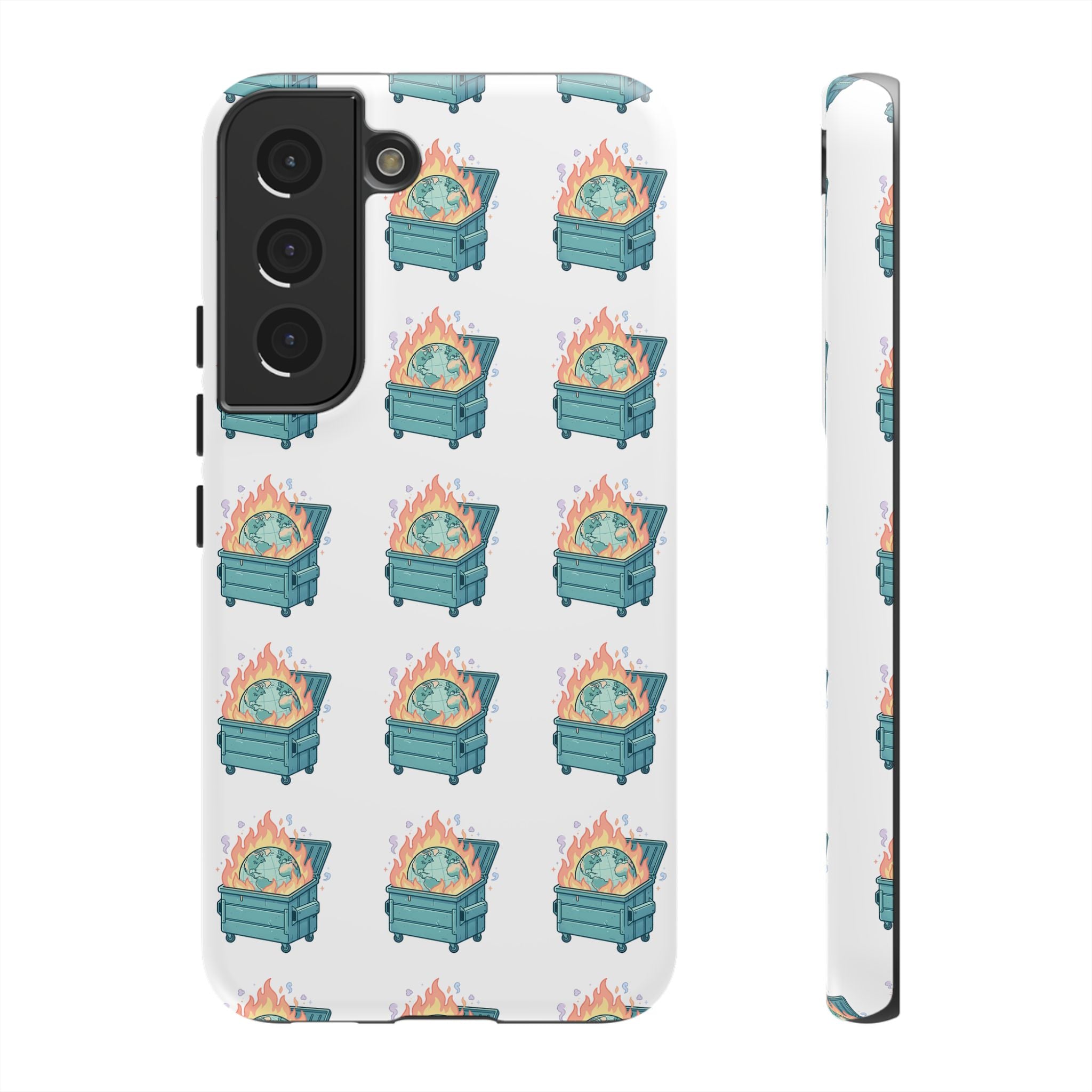 Dumpster Fire Pattern Phone Case