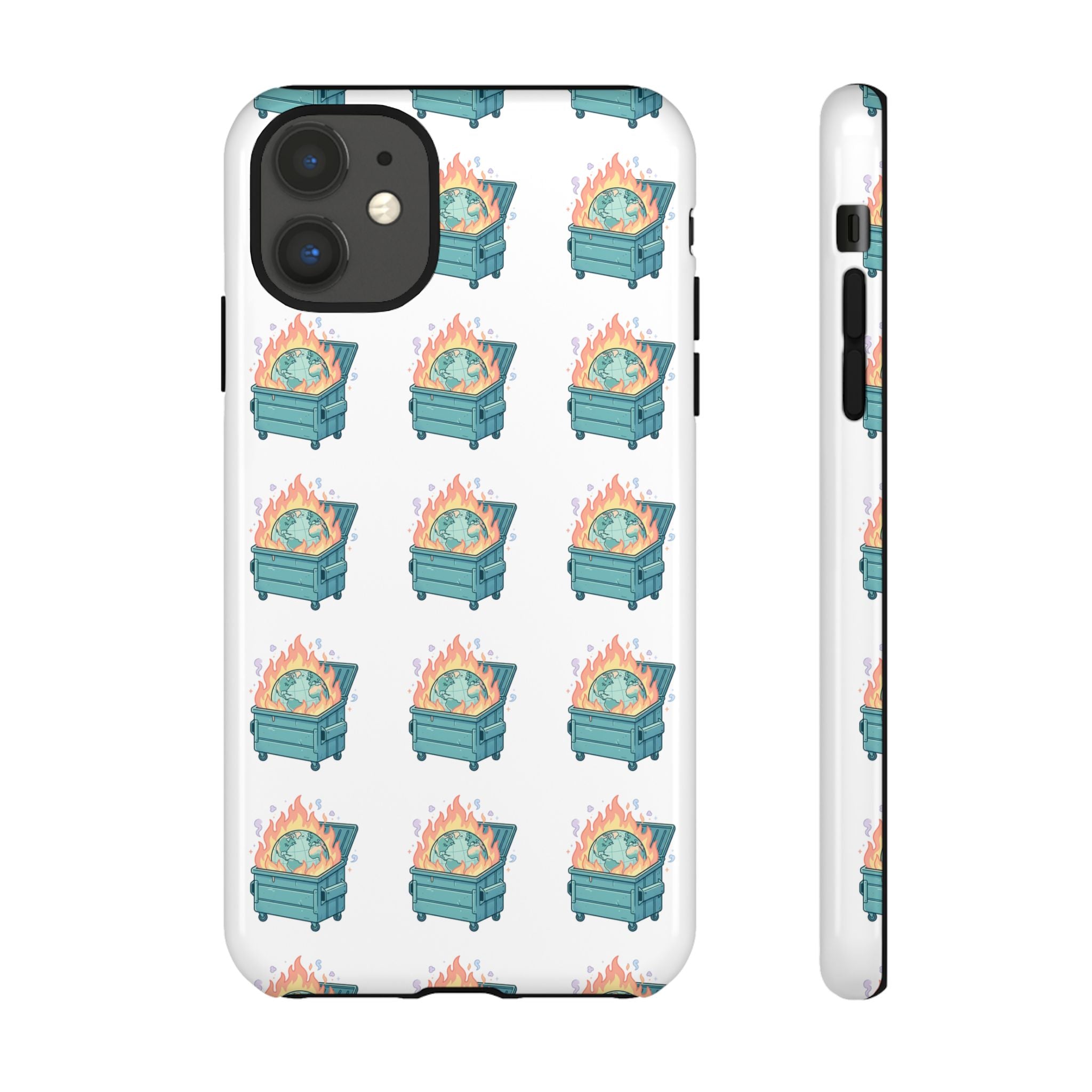 Dumpster Fire Pattern Phone Case