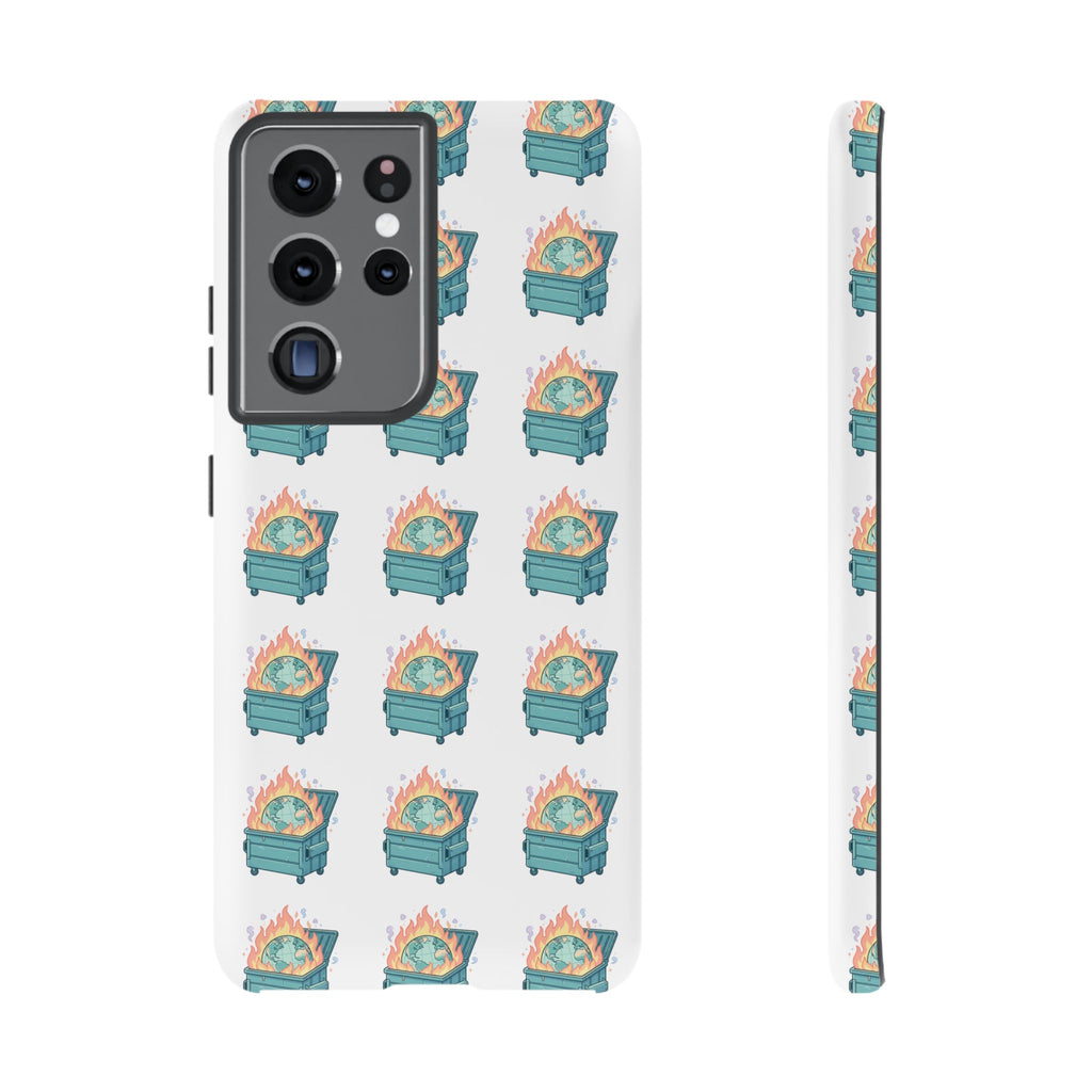 Dumpster Fire Pattern Phone Case