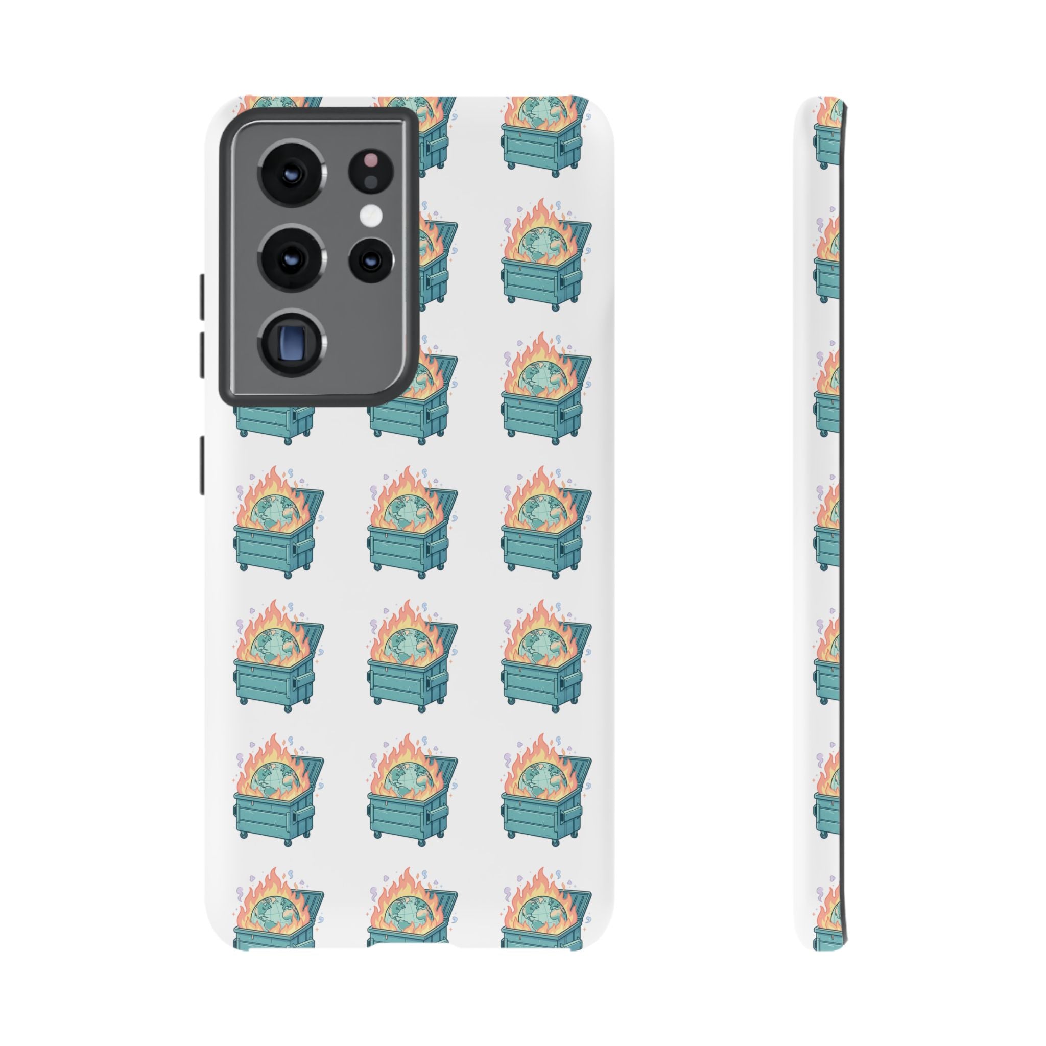 Dumpster Fire Pattern Phone Case