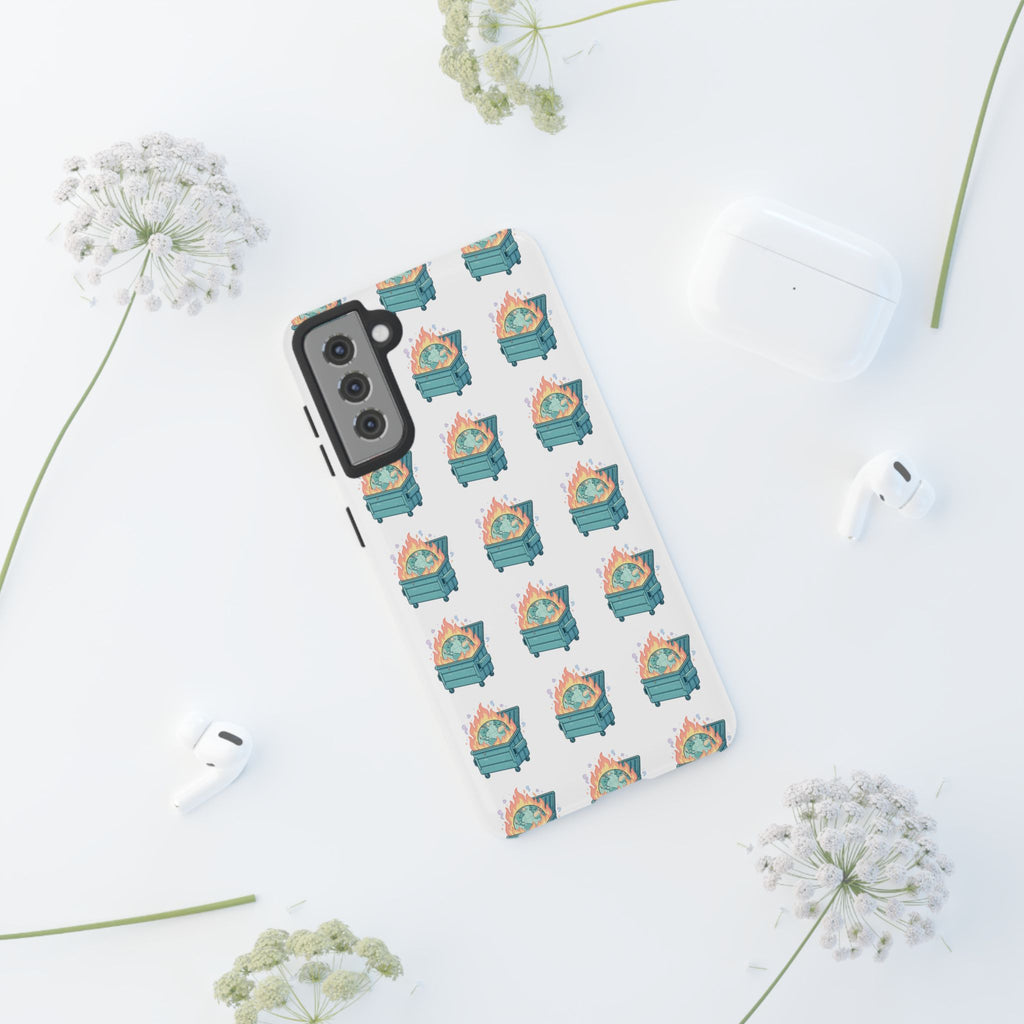 Dumpster Fire Pattern Phone Case