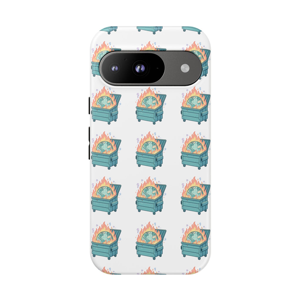 Dumpster Fire Pattern Phone Case