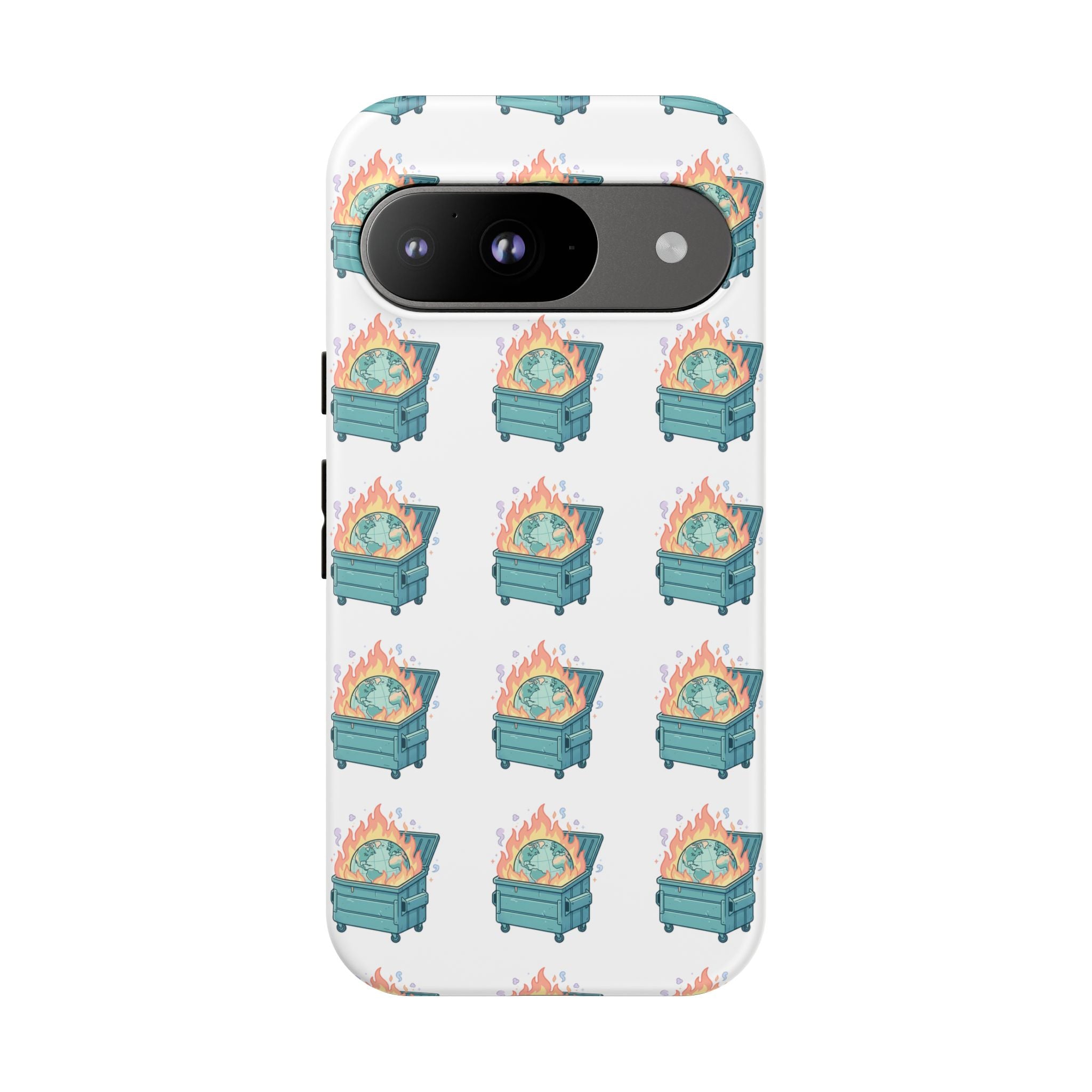 Dumpster Fire Pattern Phone Case