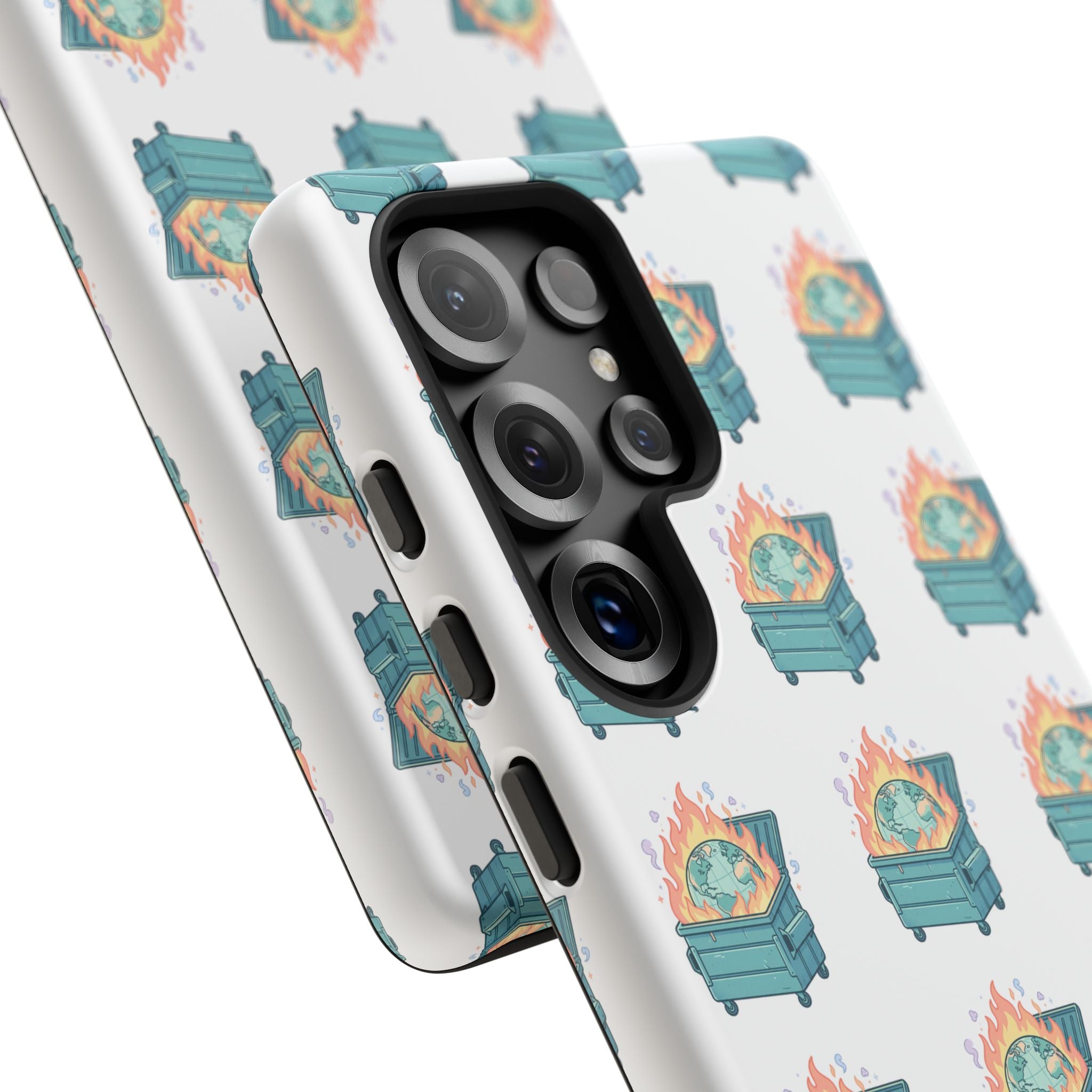 Dumpster Fire Pattern Phone Case