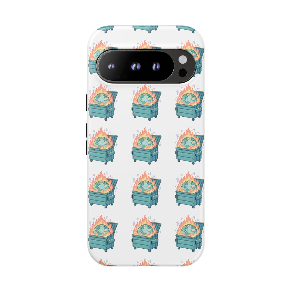 Dumpster Fire Pattern Phone Case