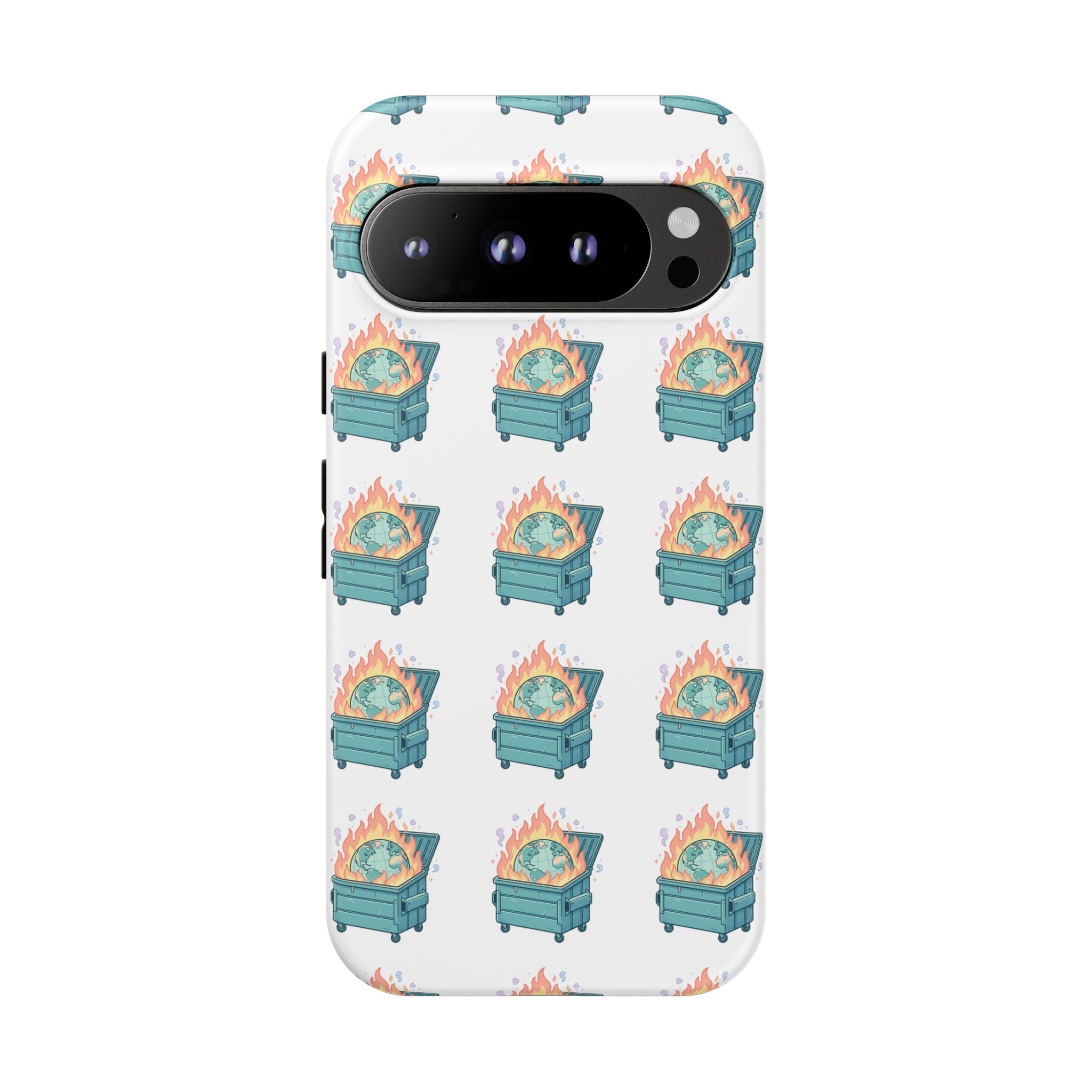 Dumpster Fire Pattern Phone Case