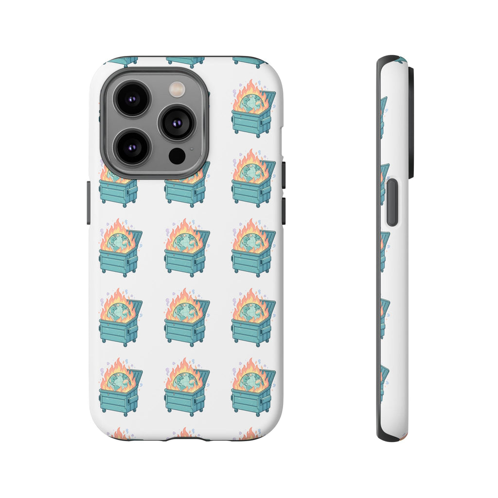 Dumpster Fire Pattern Phone Case