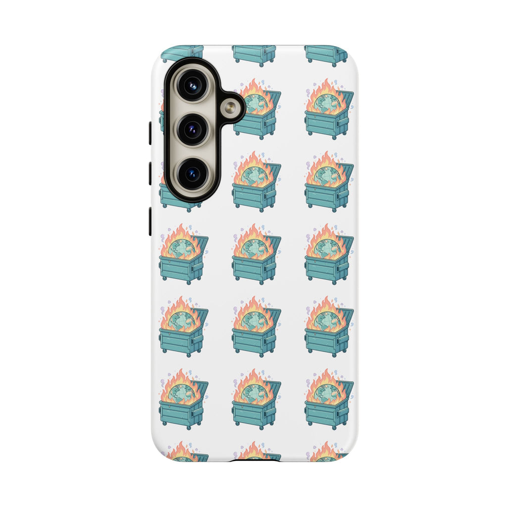 Dumpster Fire Pattern Phone Case