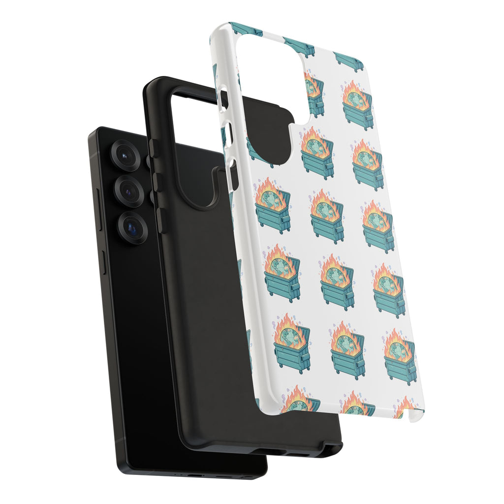 Dumpster Fire Pattern Phone Case