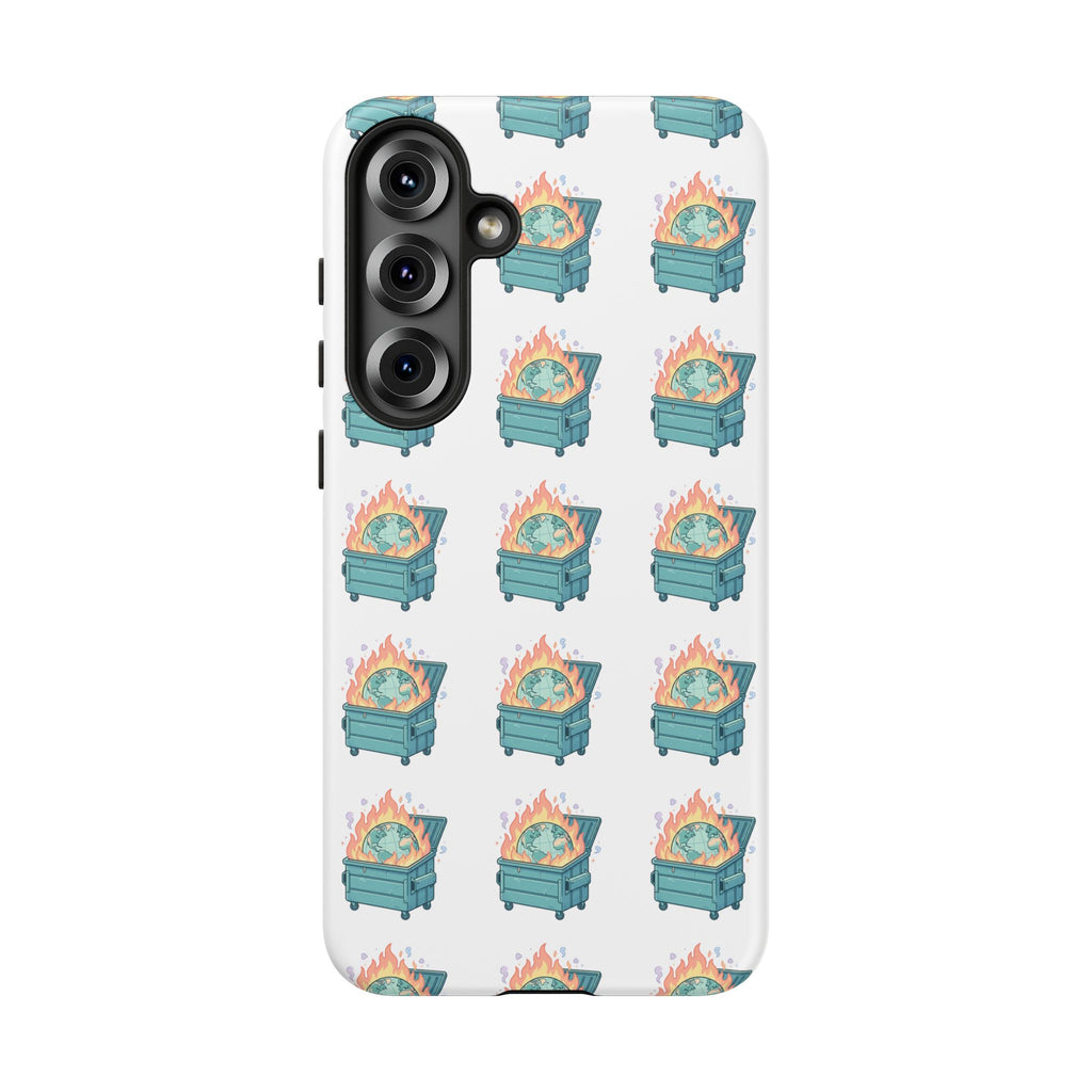 Dumpster Fire Pattern Phone Case