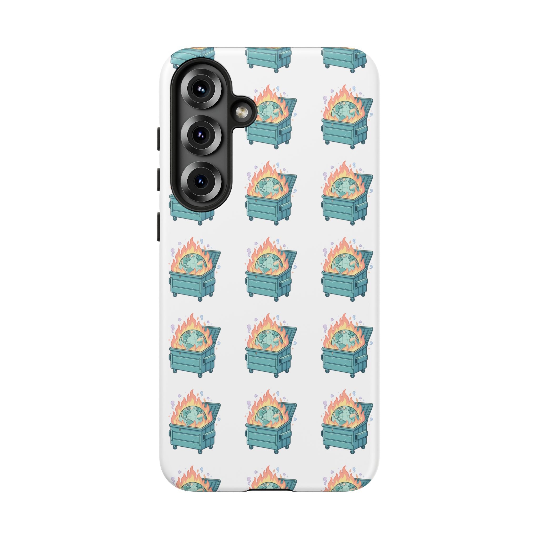 Dumpster Fire Pattern Phone Case