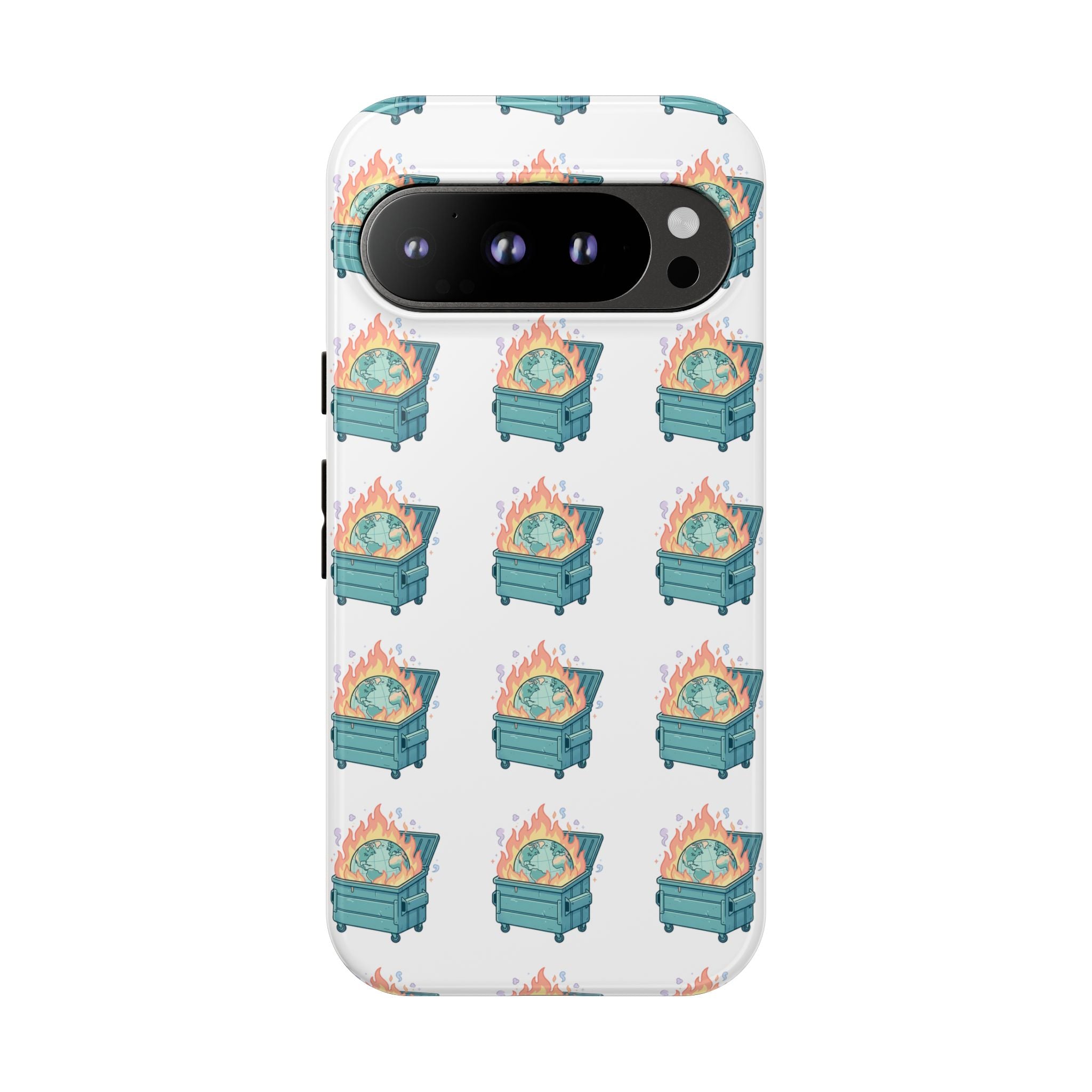 Dumpster Fire Pattern Phone Case