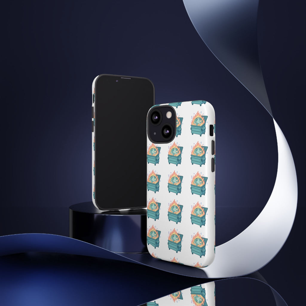 Dumpster Fire Pattern Phone Case