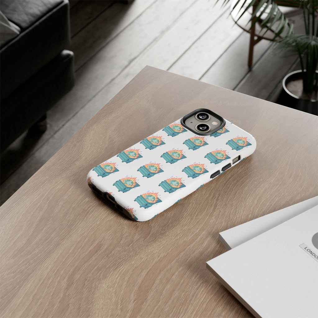 Dumpster Fire Pattern Phone Case