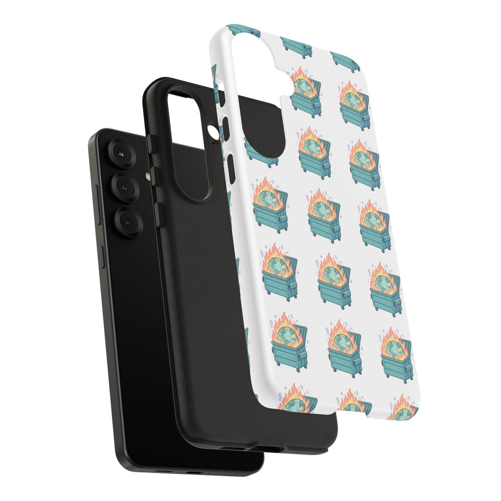 Dumpster Fire Pattern Phone Case